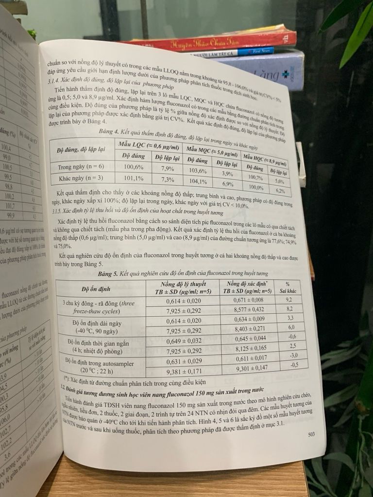 kỷ yếu các công trình nghiên cứu khoa học 2007-2011 -Viện kiểm nghiệm thuốc trung ương - Ảnh thực tế 9