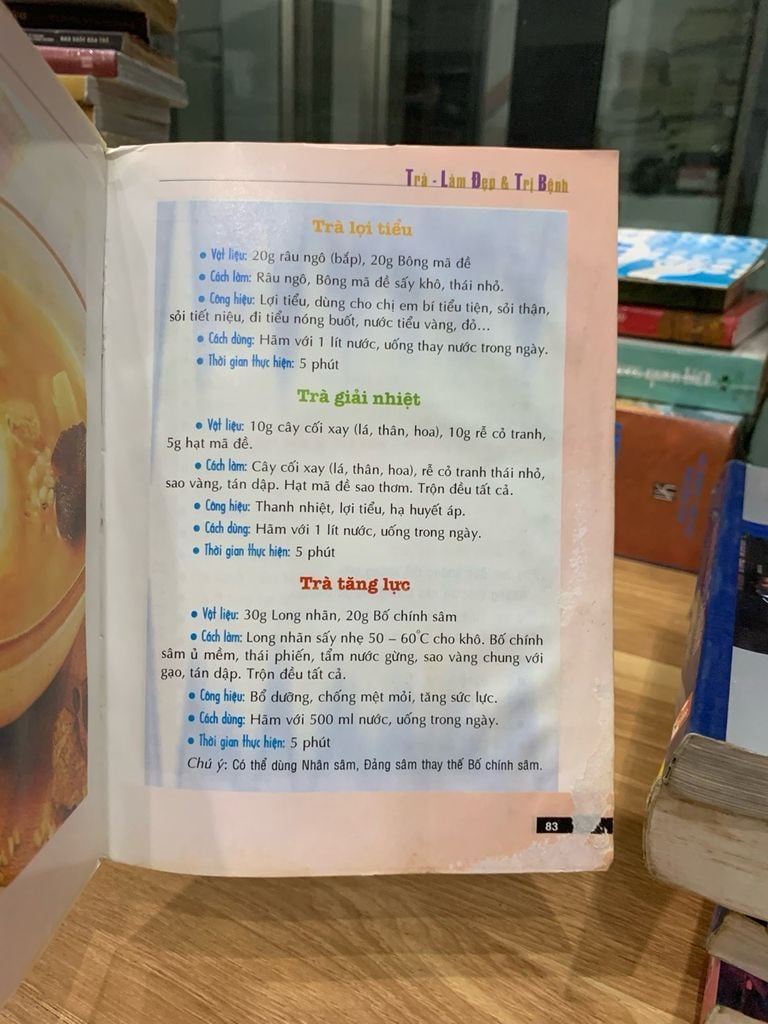 Trà làm đẹp và trị bệnh -Vân Vũ - Ảnh thực tế 4