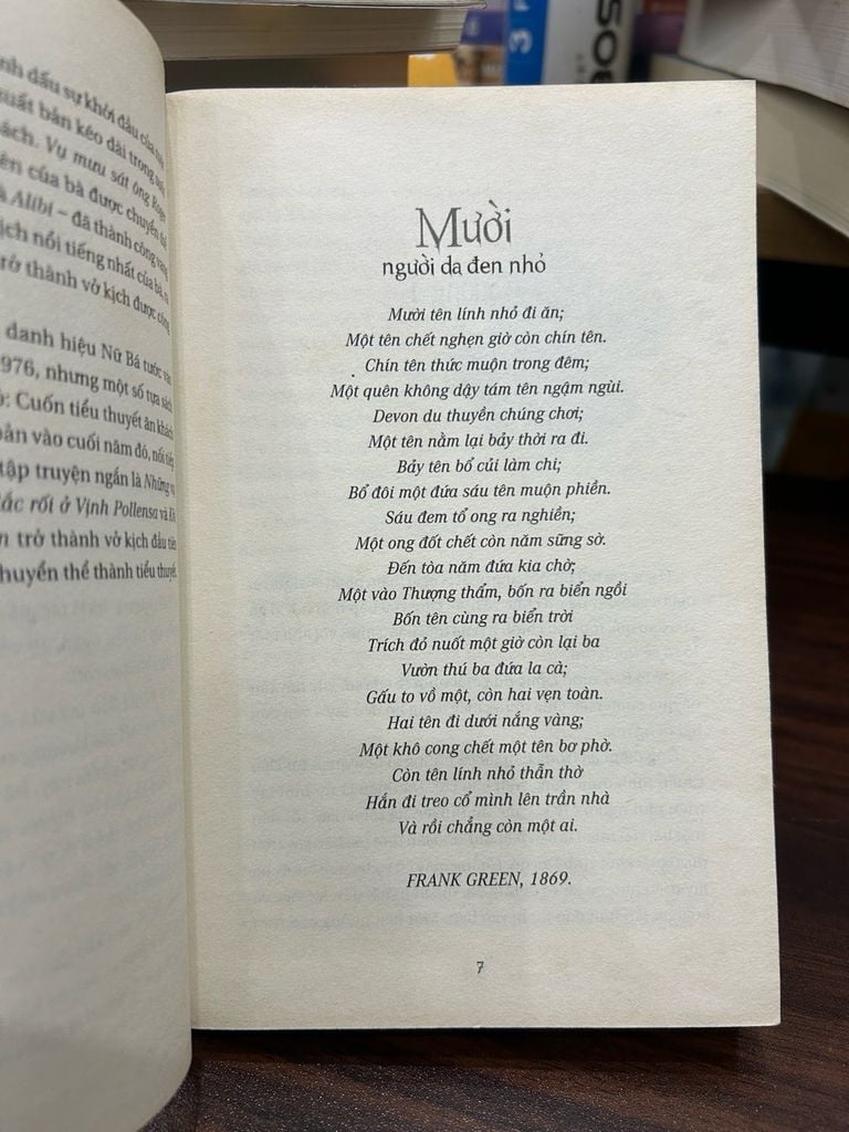 Mười người đã đen nhỏ -Việt Hà dịch - Ảnh thực tế 5