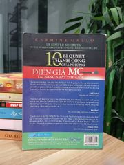 10 Bí Quyết Thành Công Của Những Diễn Giả Tài Năng Nhất Thế Giới - Carmine Gallo - ảnh 2