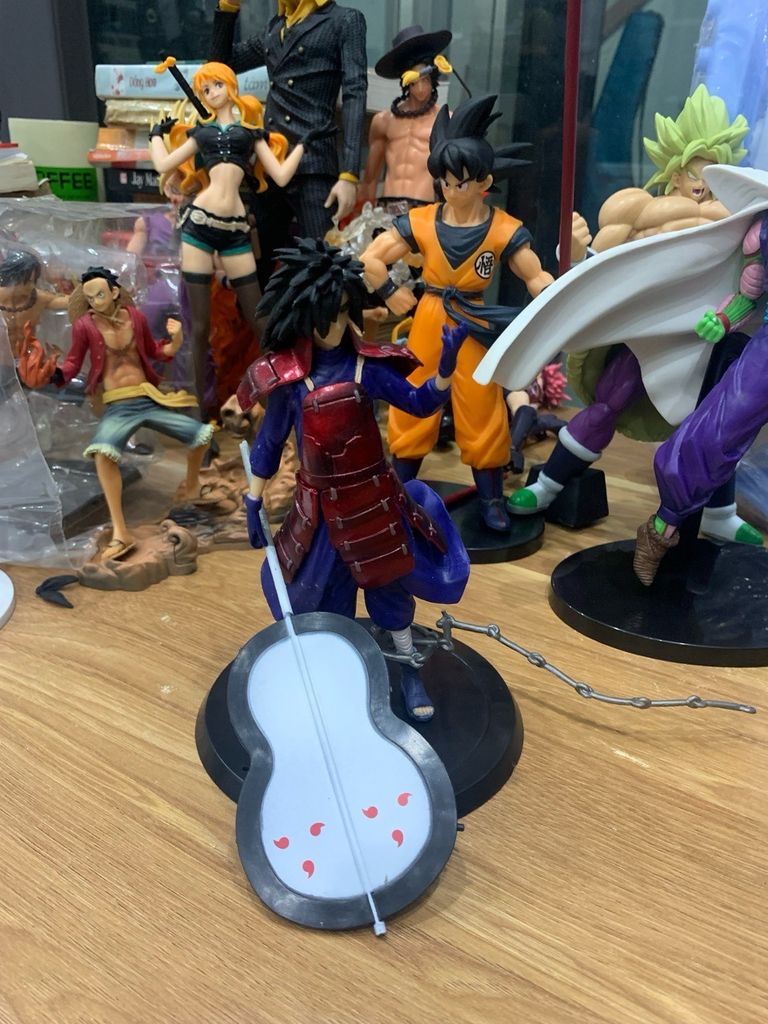 Mô hình tượng GK Uchiha Sasuke và Uchiha Madara từ anime Naruto Shippuden, cao 18cm - Ảnh thực tế 5