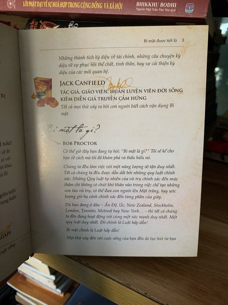 Bí mật -Rhonda Byrne - Ảnh thực tế 4