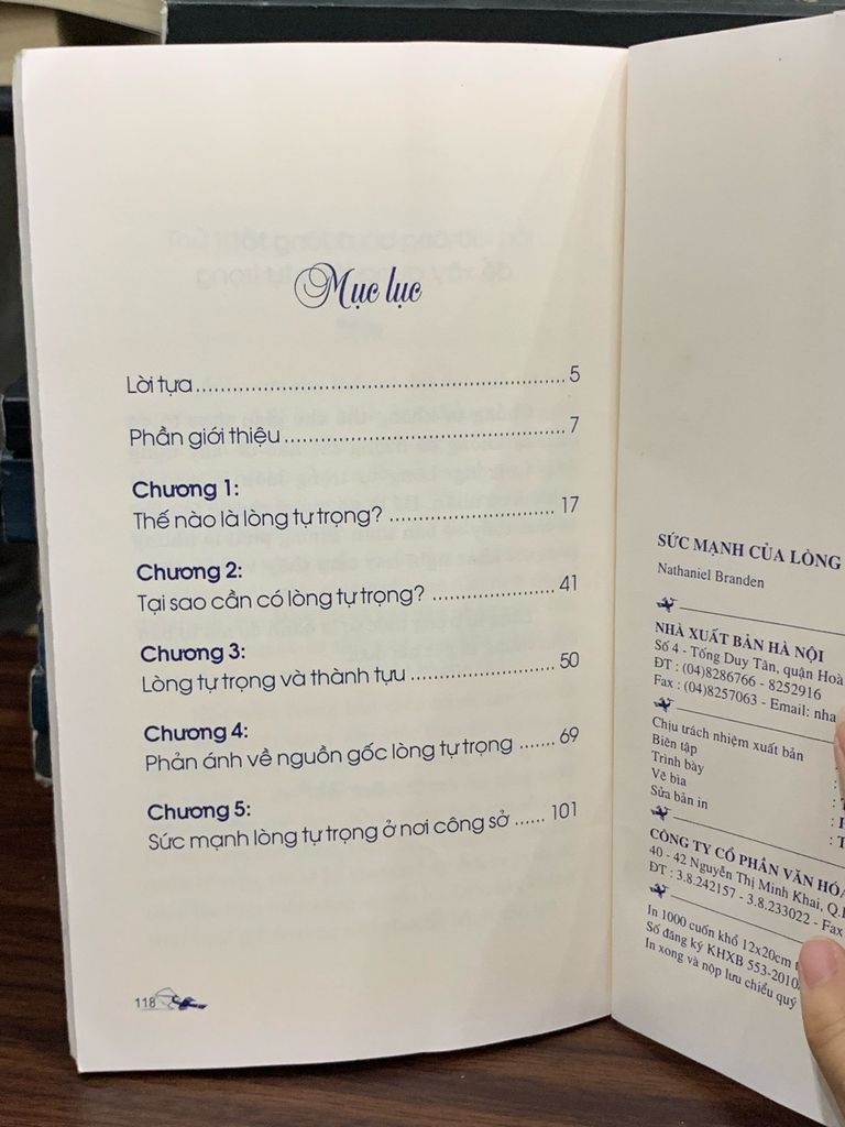 Sức mạnh của lòng tự trọng- Nathaniel Branden - Ảnh thực tế 5