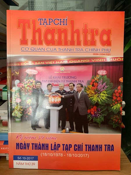 Kỷ niệm 39 năm ngày thành lập tạp chí thanh tra (18/10/1978-18/10/2017