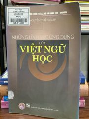Những lĩnh vực ứng dụng của việt ngữ học – Nguyễn Thiện Giáp - ảnh 1