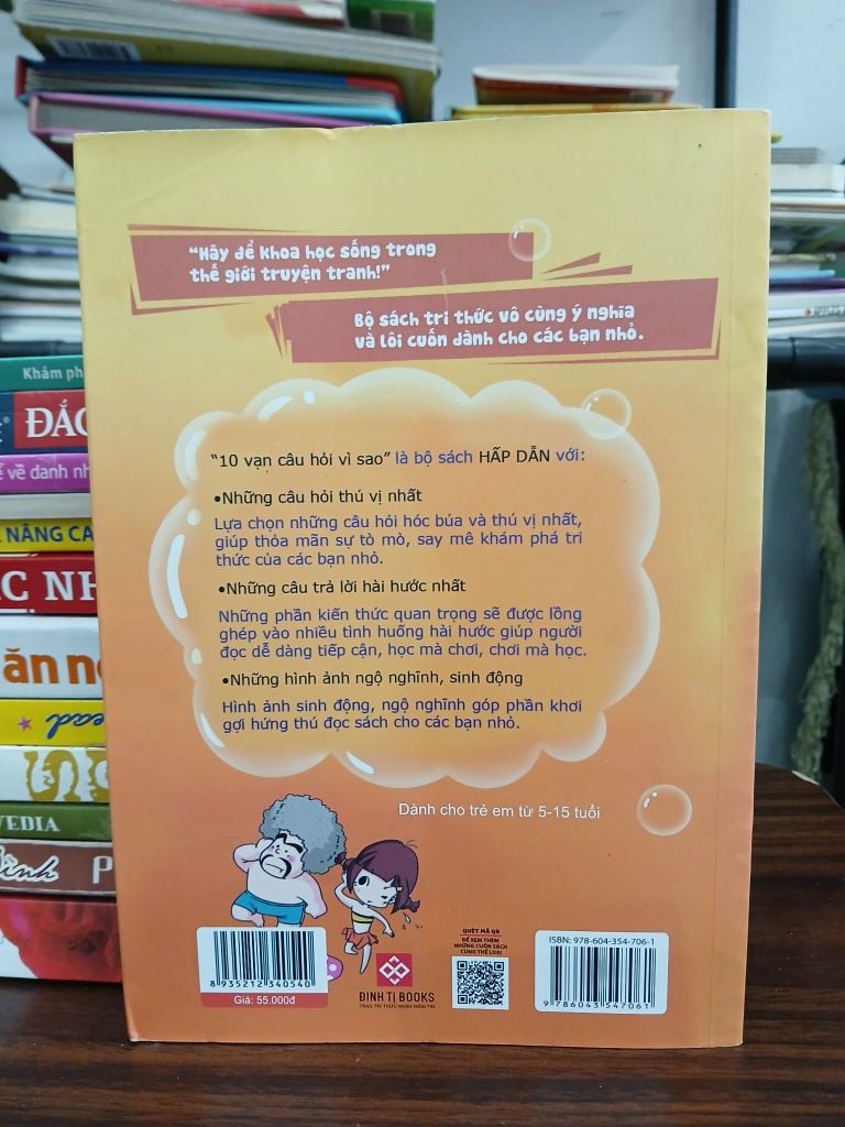 10 vạn câu hỏi vì sao – Khám phá cơ thể người – Tôn Nguyên Vĩ (dịch: Ngọc Linh) - Ảnh chụp thực tế