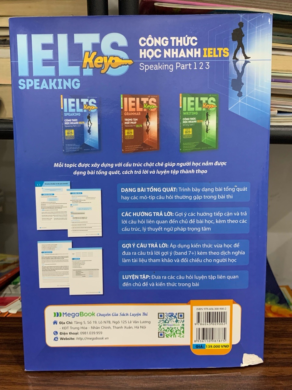 IELTS Key – Speaking: Công thức học nhanh IELTS Speaking – MegaBook