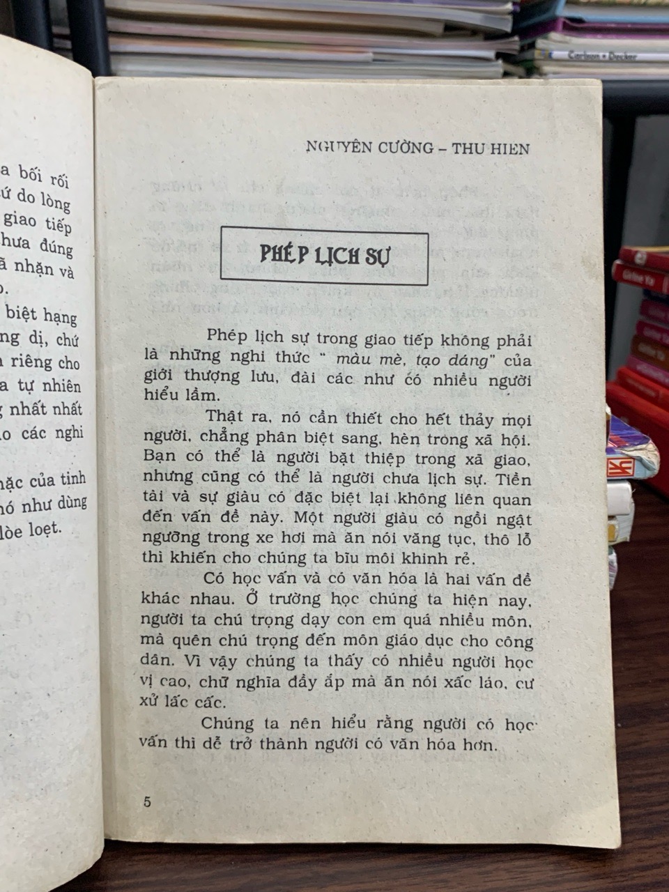 Ứng xử đẹp- Giao tiếp lịch sự- Nguyễn Cường, Thu Hiền