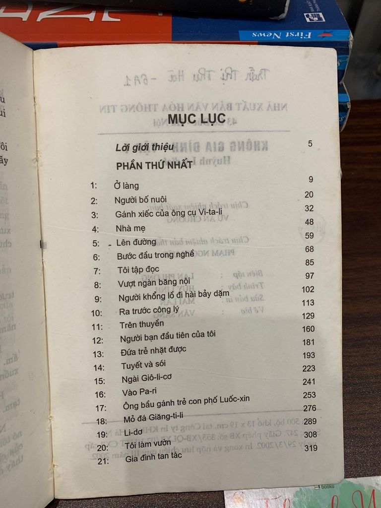 Không gia đình 1- Hector Malot NXB Văn hoá thông tin - Ảnh thực tế 5