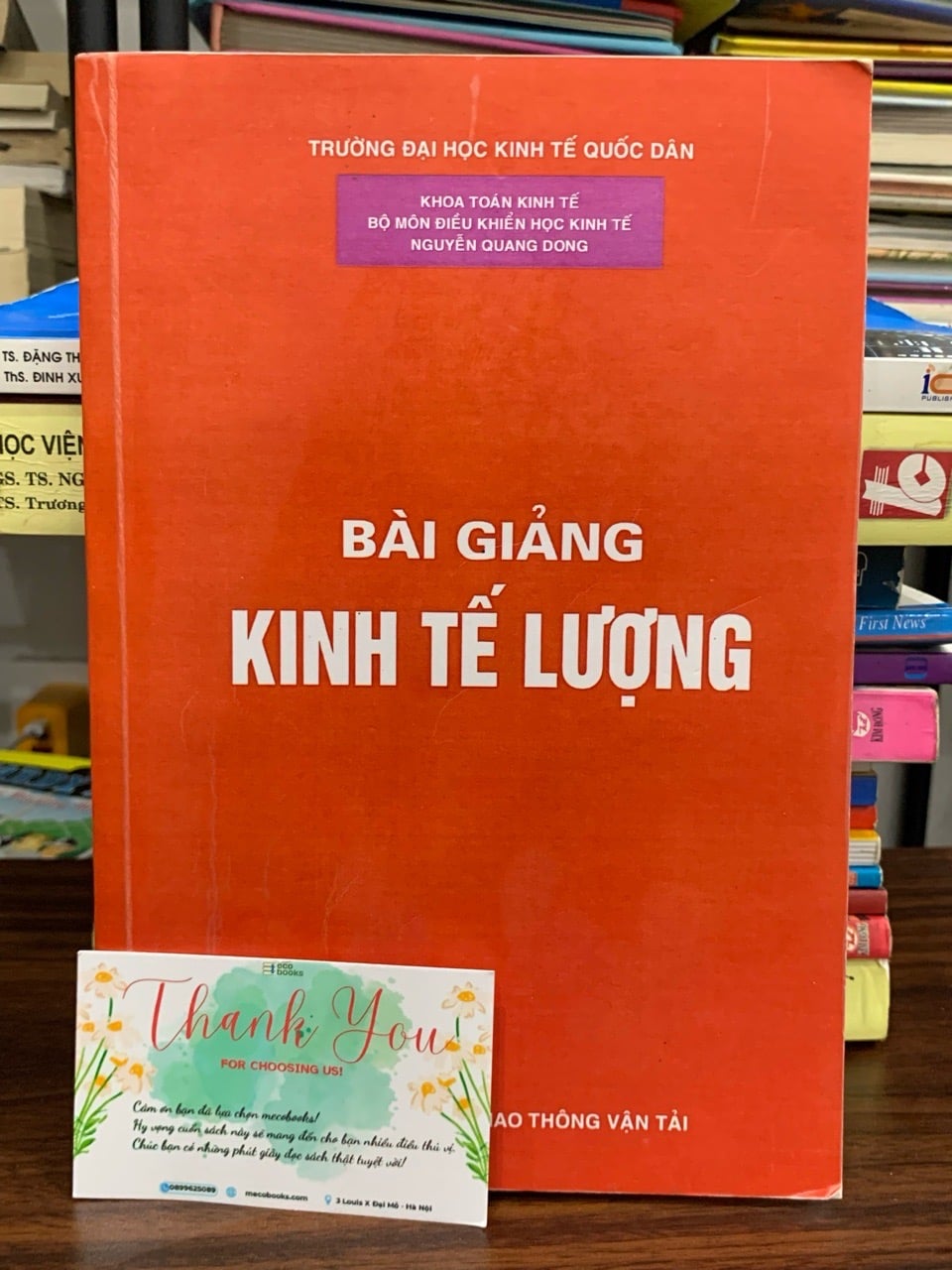 Bài giảng kinh tế lượng- Nguyễn Quang Dong