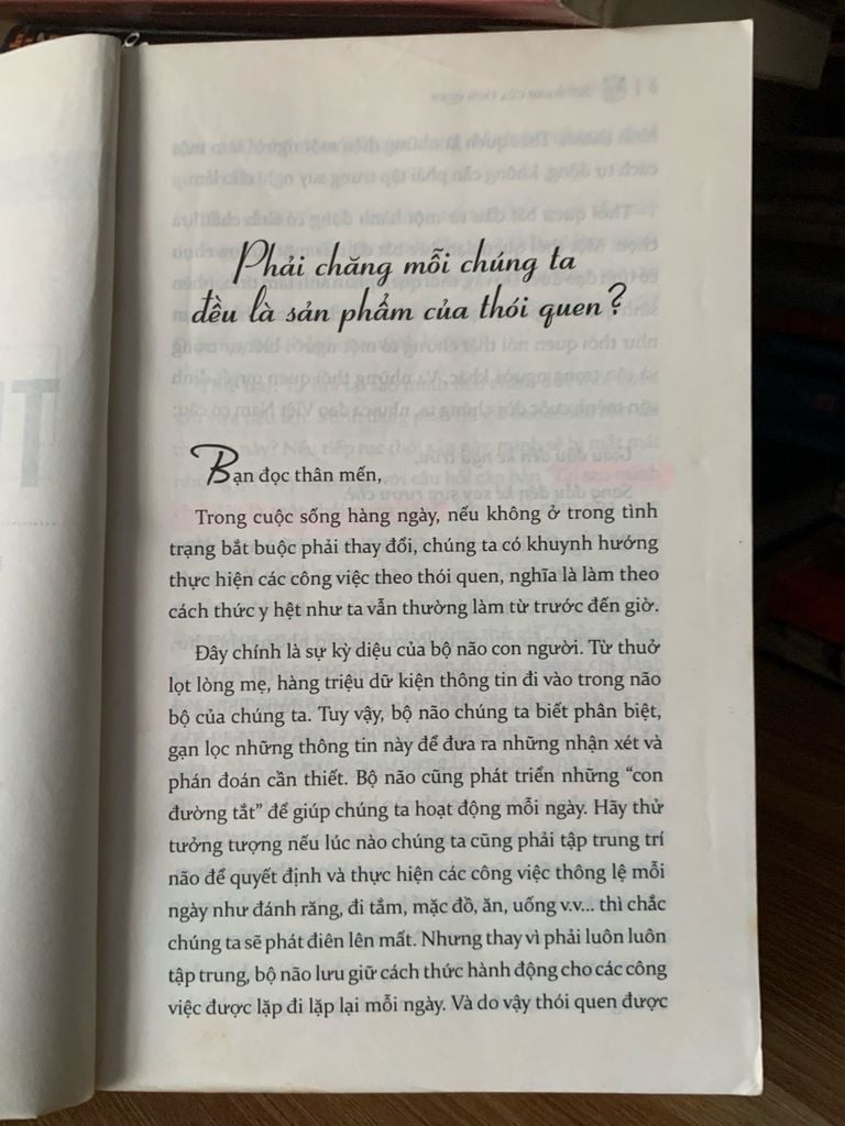 Sức mạnh của thói quen -Charles Duhigg - Ảnh thực tế 4