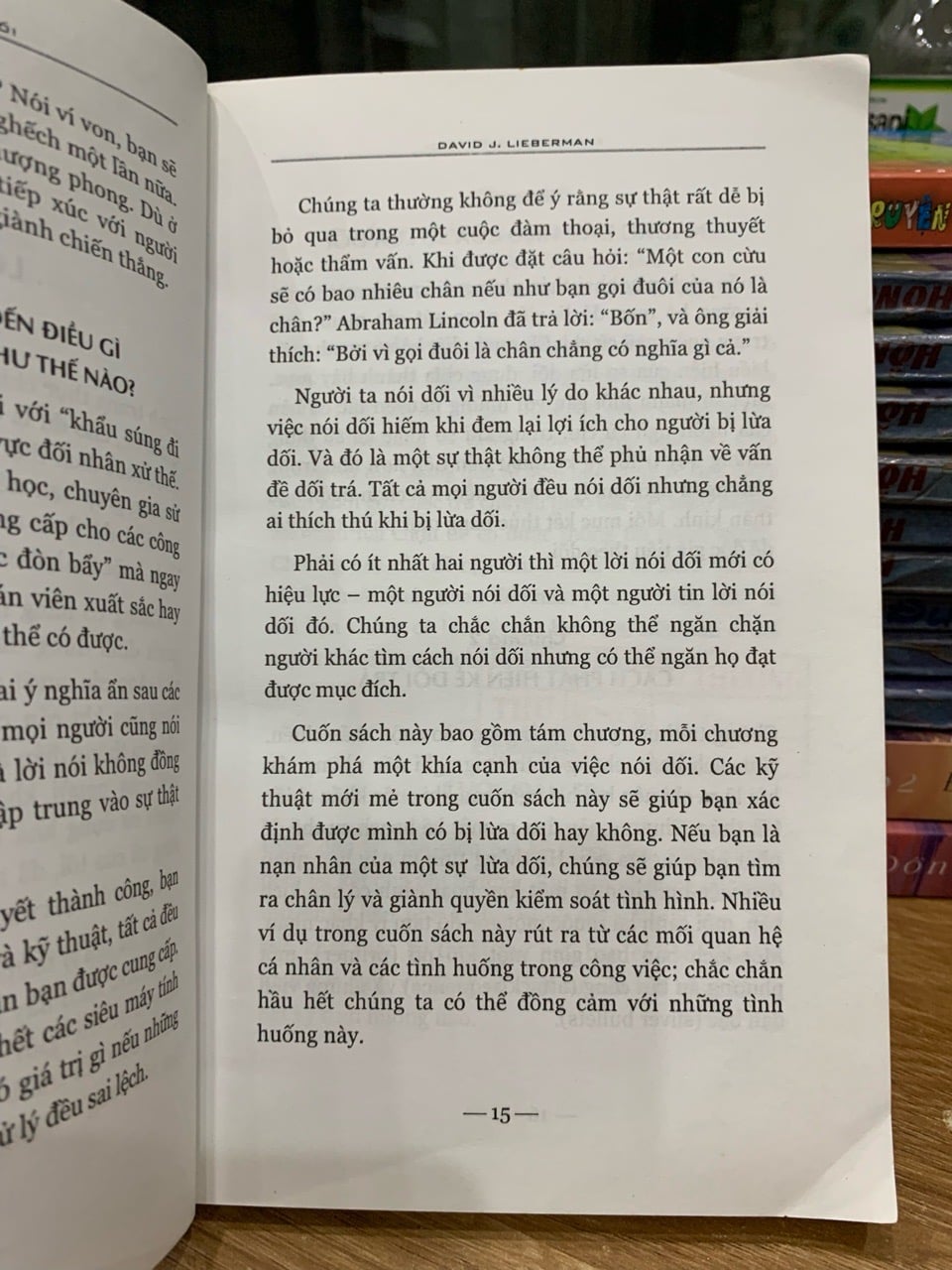 Không thể bị lừa dối -David K.Lieberman