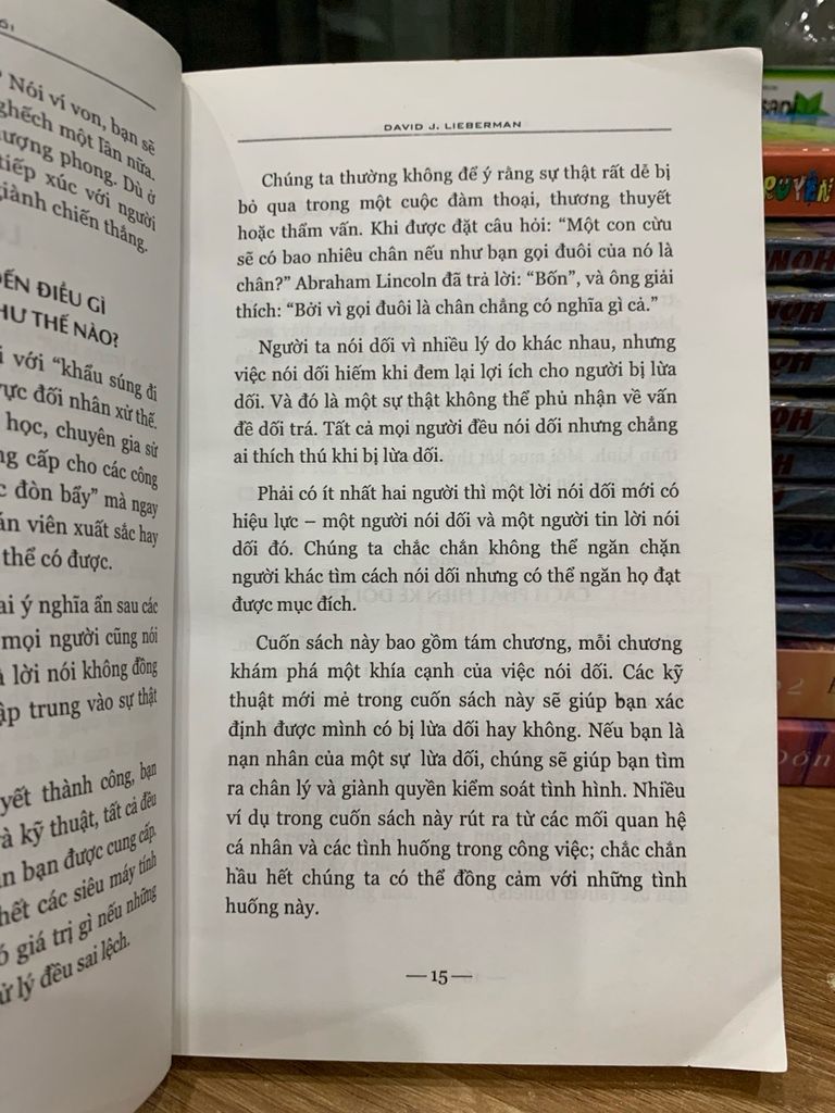 Không thể bị lừa dối -David K.Lieberman - Ảnh thực tế 4