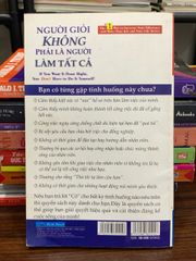Người giỏi không phải là người làm tất cả- Donna M.Gennett, PH. D - ảnh 2