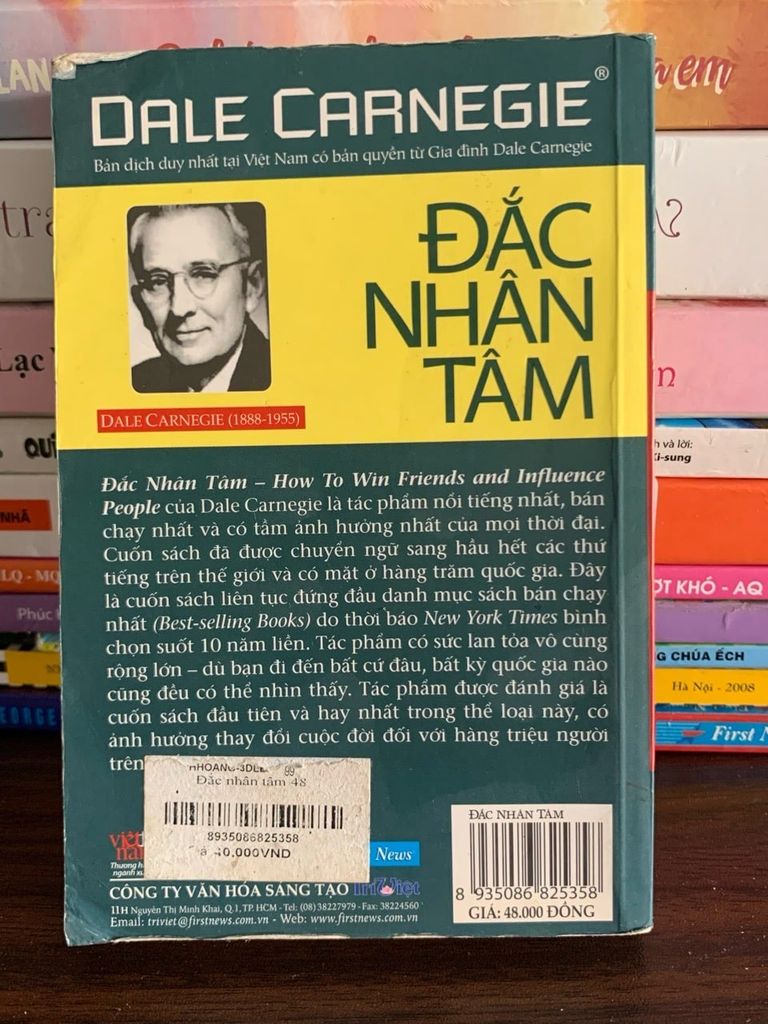 Đắc nhân tâm (bản dịch mới) – Dale Carnegie - Ảnh chụp thực tế