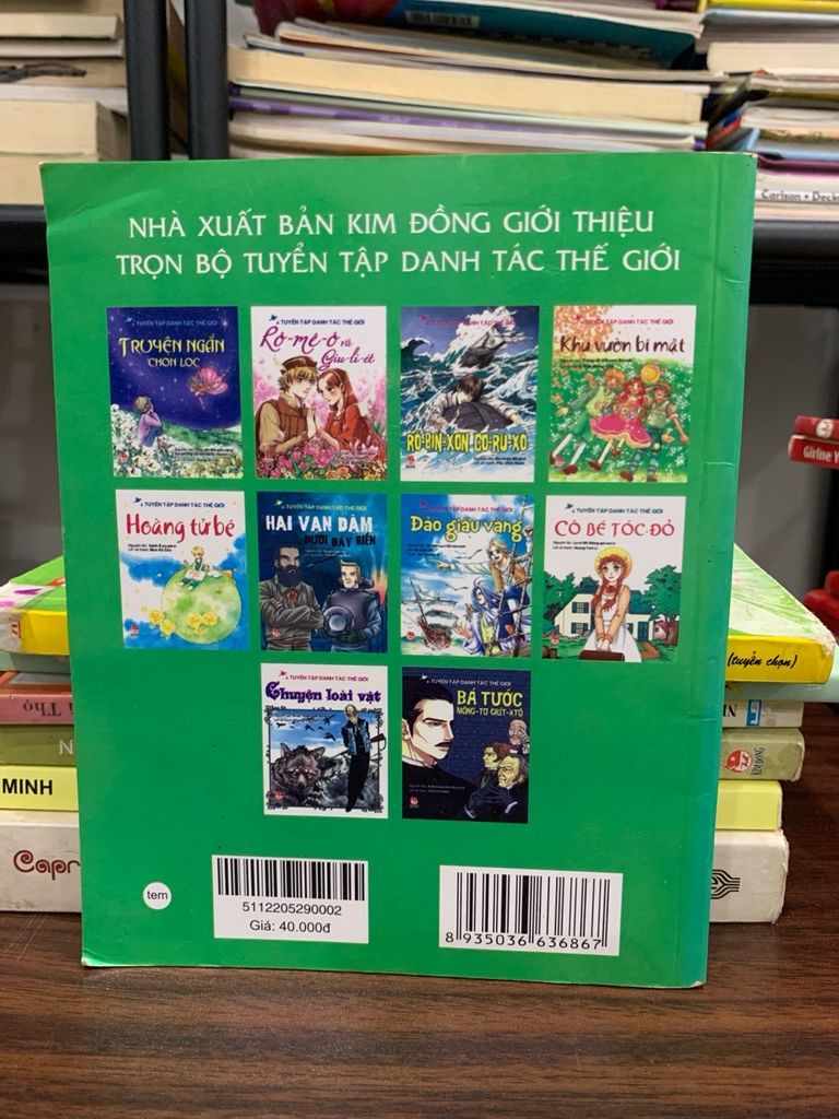 Tuyển tập danh tác thế giới: Khu vườn bí mật- Frăng-xít Hót-Xơn Bơ-Nét - Ảnh chụp thực tế