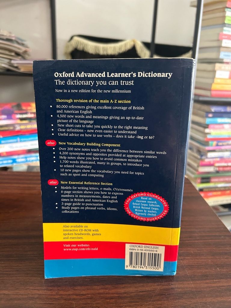 Oxford advanced learner’s dictionary- Oxford English - Ảnh thực tế 3