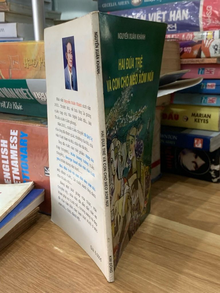 Hai đứa trẻ và con chó mèo xóm núi -Nguyễn Xuân Khánh - Ảnh thực tế 3