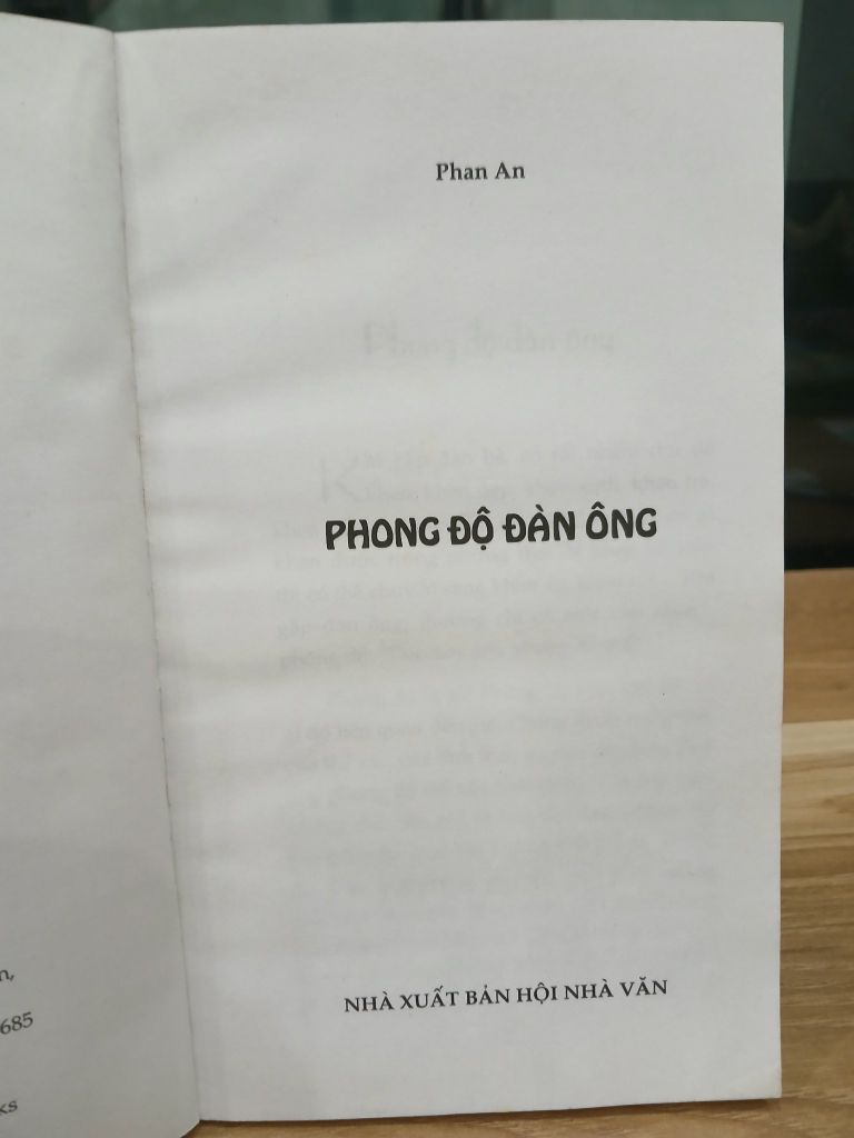 Phong Độ Đàn Ông (Phan An) - Ảnh thực tế 5