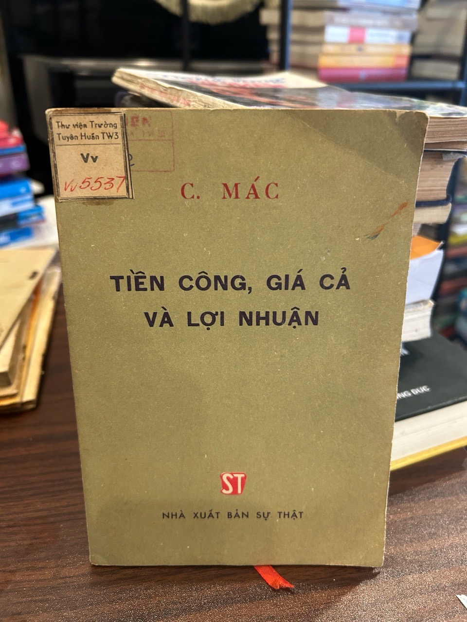 Tiền công, giá cả và lợi nhuận- C. Mác