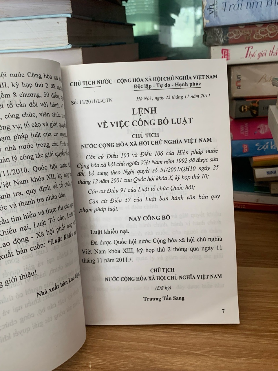 Luật khiếu nại tố cáo thanh tra -NXB Lao Động- Xã Hội