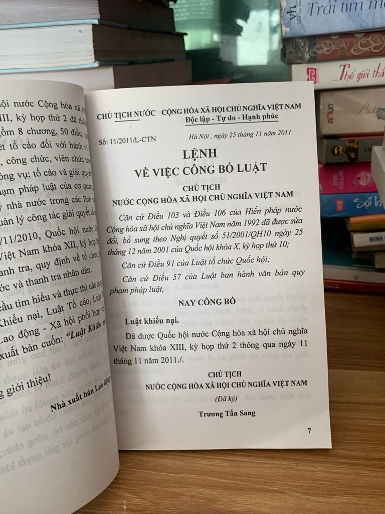 Luật khiếu nại tố cáo thanh tra -NXB Lao Động- Xã Hội - Ảnh thực tế 8