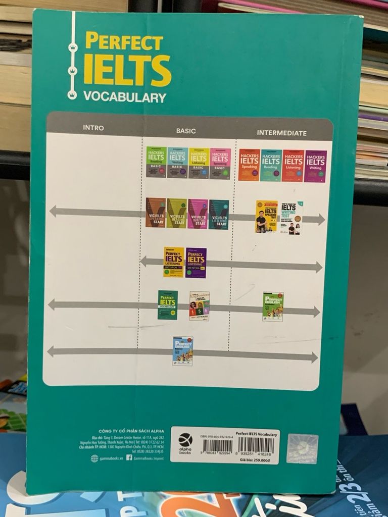 Perfect IELTS Vocabulary – William Jang - Ảnh chụp thực tế