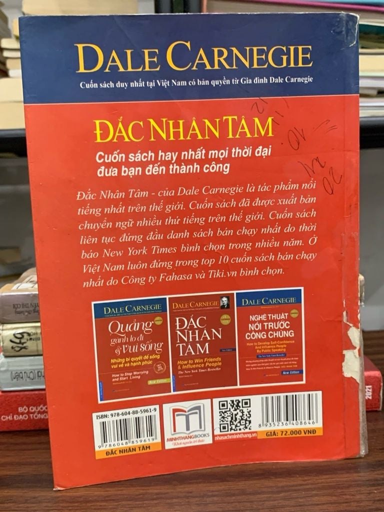 Đắc nhân tâm (Mạnh Chương dịch) – Dale Carnegie - Ảnh chụp thực tế