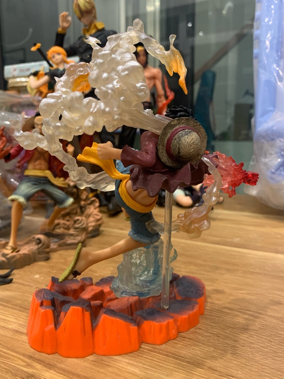 Mô hình One Piece Monkey D. Luffy Gear 2 Haki - Figuarts ZERO Cao Cấp, Cao 20cm