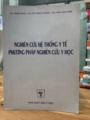 Nghiên cứu hệ thống y tế phương pháp nghiên cứu y học-NXB Y Học - ảnh 1
