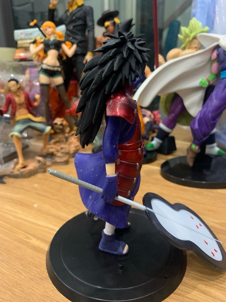 Mô hình tượng GK Uchiha Sasuke và Uchiha Madara từ anime Naruto Shippuden, cao 18cm - Ảnh thực tế 4