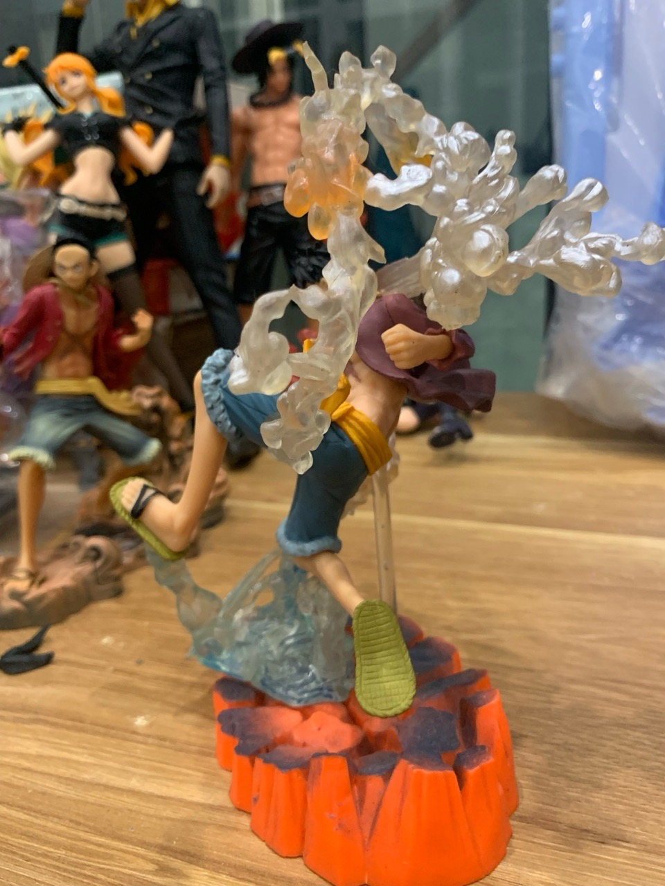 Mô hình One Piece Monkey D. Luffy Gear 2 Haki - Figuarts ZERO Cao Cấp, Cao 20cm