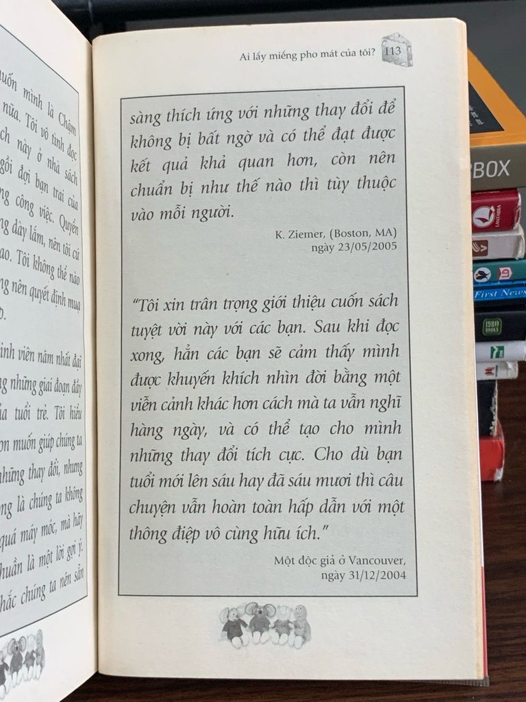 Ai lấy miếng pho mát của tôi? (Who Moved My Cheese?) – Spencer Johnson - Ảnh thực tế 5