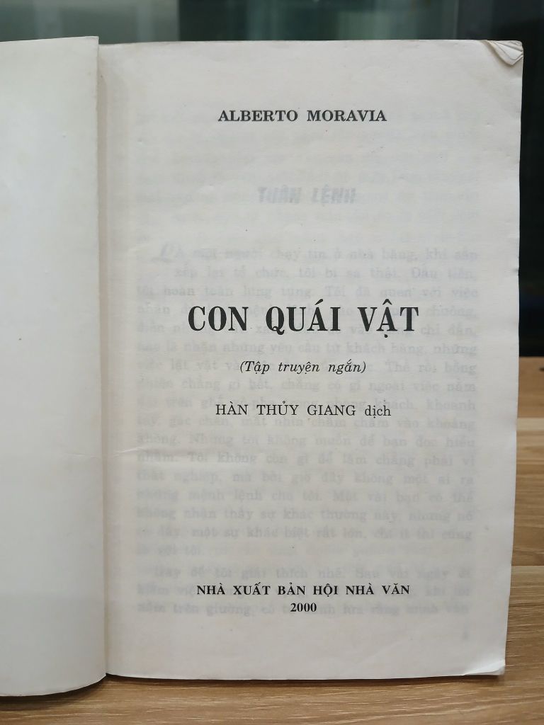 Con quái vật – Alberto Moravia - Ảnh thực tế 5