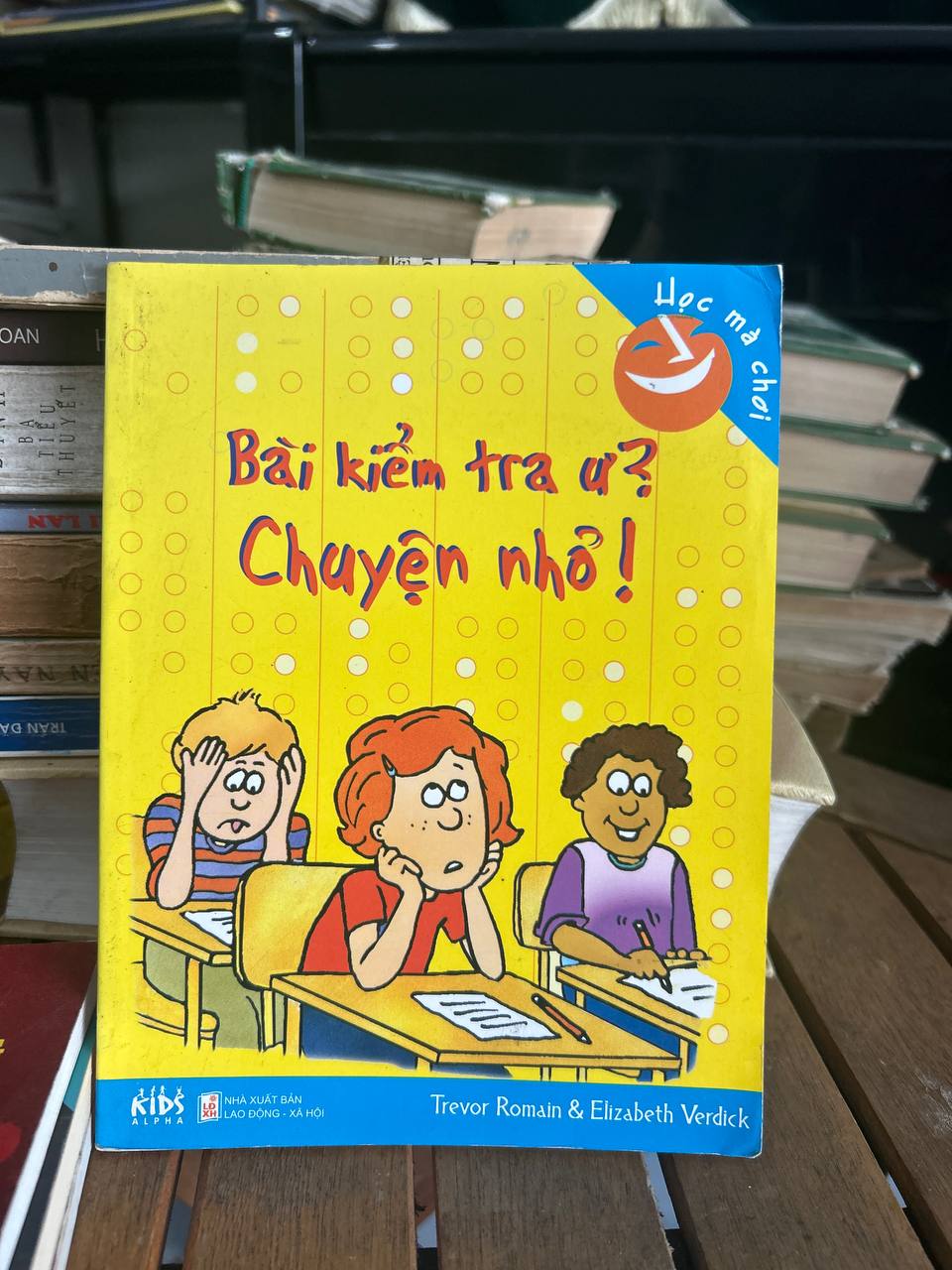 Review và ảnh thực tế sách Bài kiểm tra ư? Chuyện nhỏ! - Trevor Romain tại Mecobooks.com