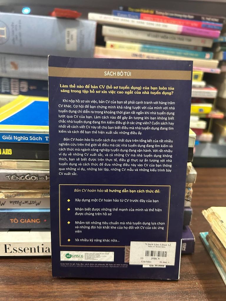 Bản CV Hoàn Hảo - Alpha Books - Alpha Books biên soạn - Ảnh chụp thực tế