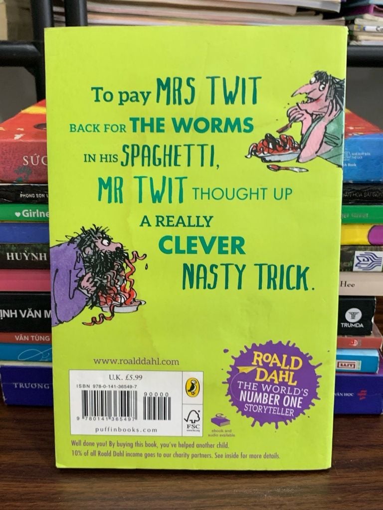 Roald Dahl The Twits — Roald Dahl - Ảnh chụp thực tế