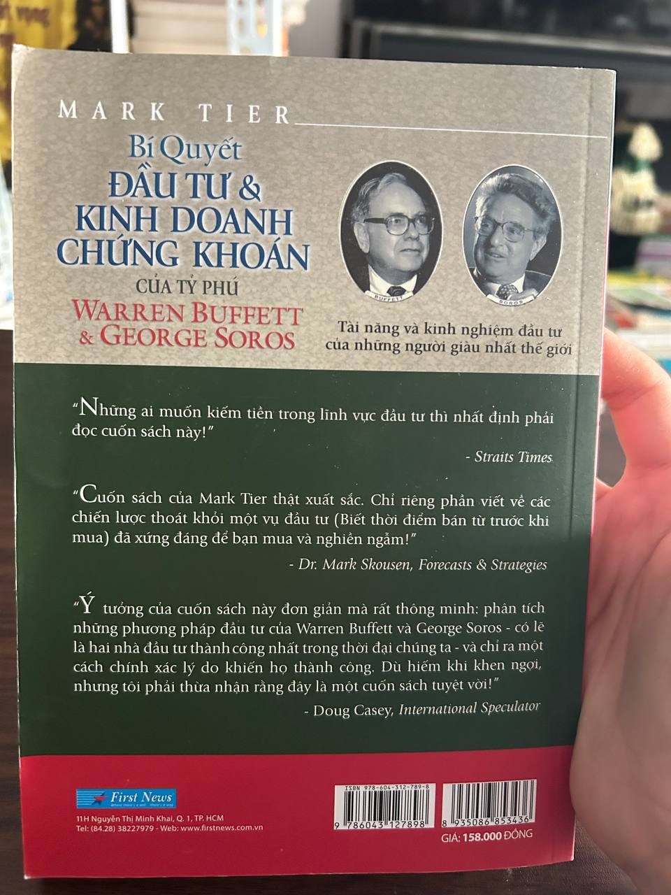Bí Quyết Đầu Tư & Kinh Doanh Chứng Khoán Của Tỷ Phú Warren Buffett & George Soros - Mark Tier