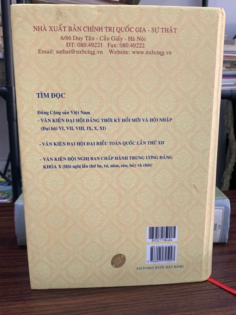 Các Nghị quyết của Trung ương Đảng (2011–2015) – Đảng Cộng sản Việt Nam - Ảnh chụp thực tế