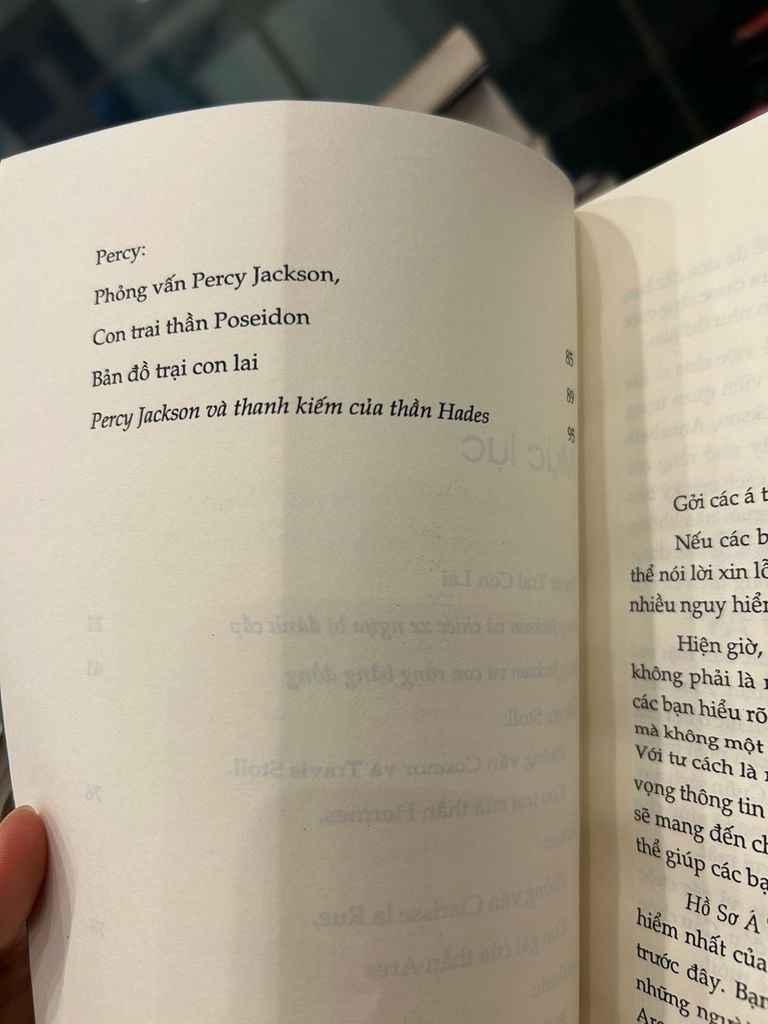 Percy Jackson và Các Vị Thần Trên Đỉnh Olympus – Hồ Sơ Á Thần – Rick Riordan - Ảnh thực tế 6