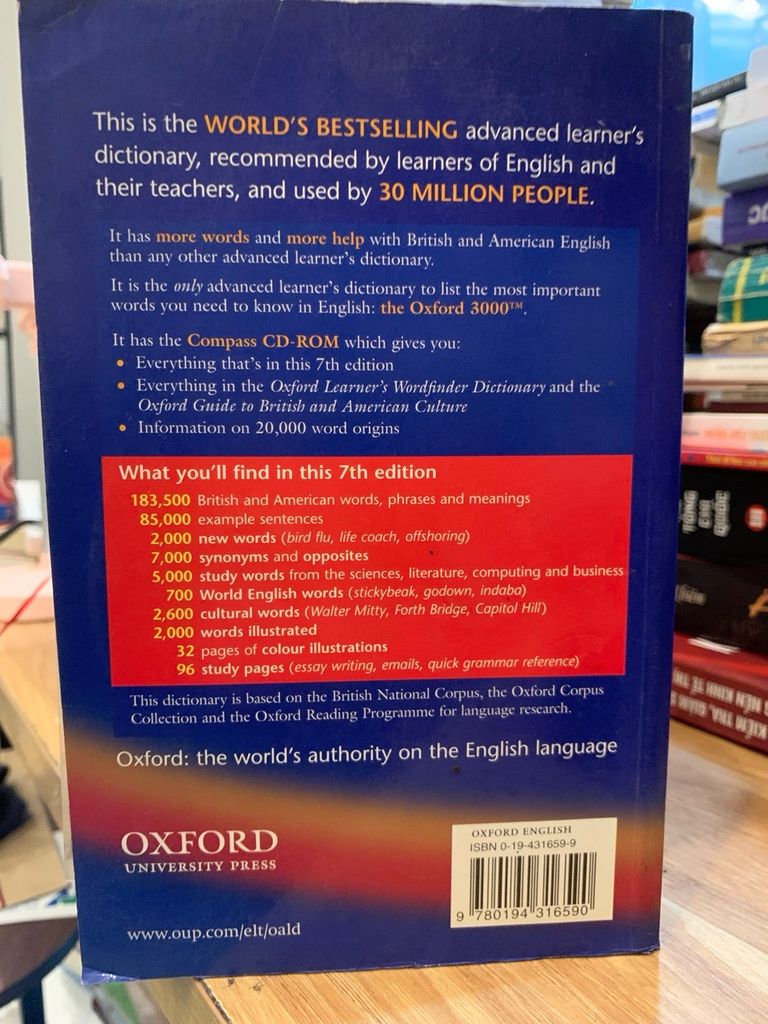 Oxford Advanced Learner’s Dictionary - Ảnh thực tế 3