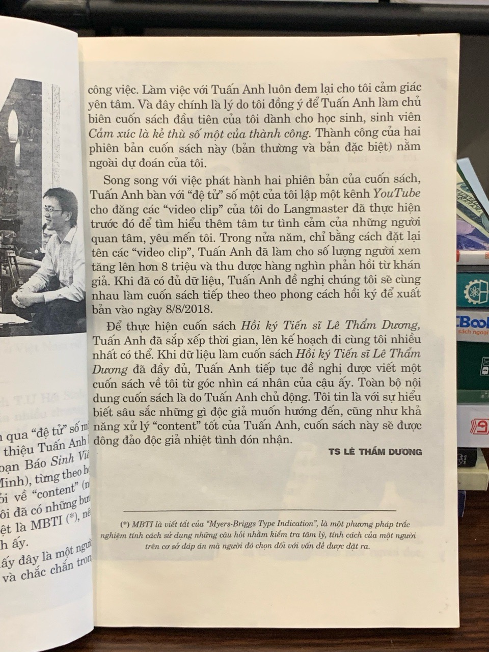 Người truyền cảm hứng – TS. Lê Thẩm Dương