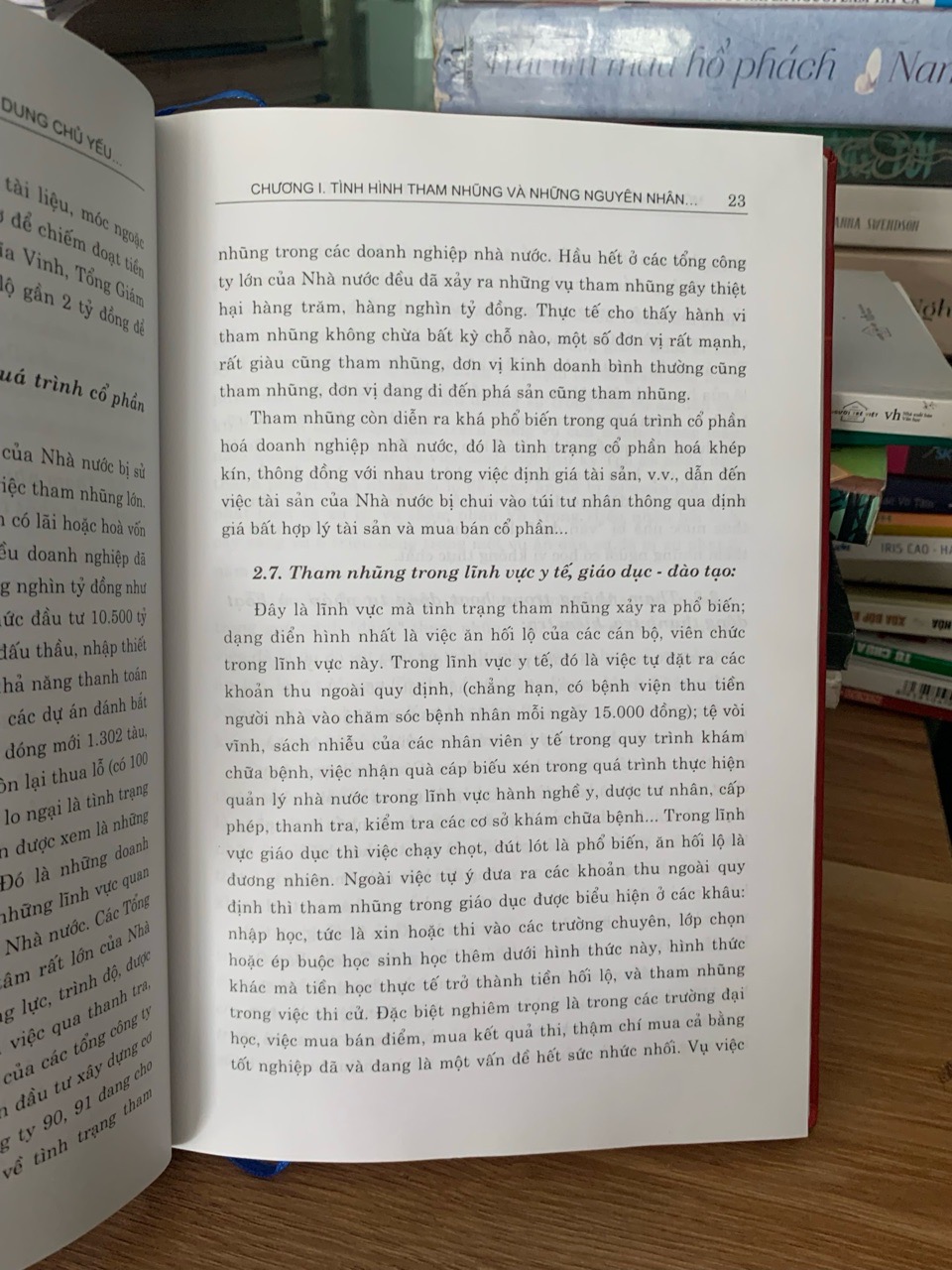 Một số vấn đề về tham nhũng