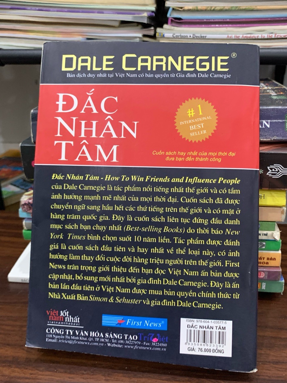 Ảnh sách Đắc Nhân Tâm (How to Win Friends & Influence People) – Dale Carnegie