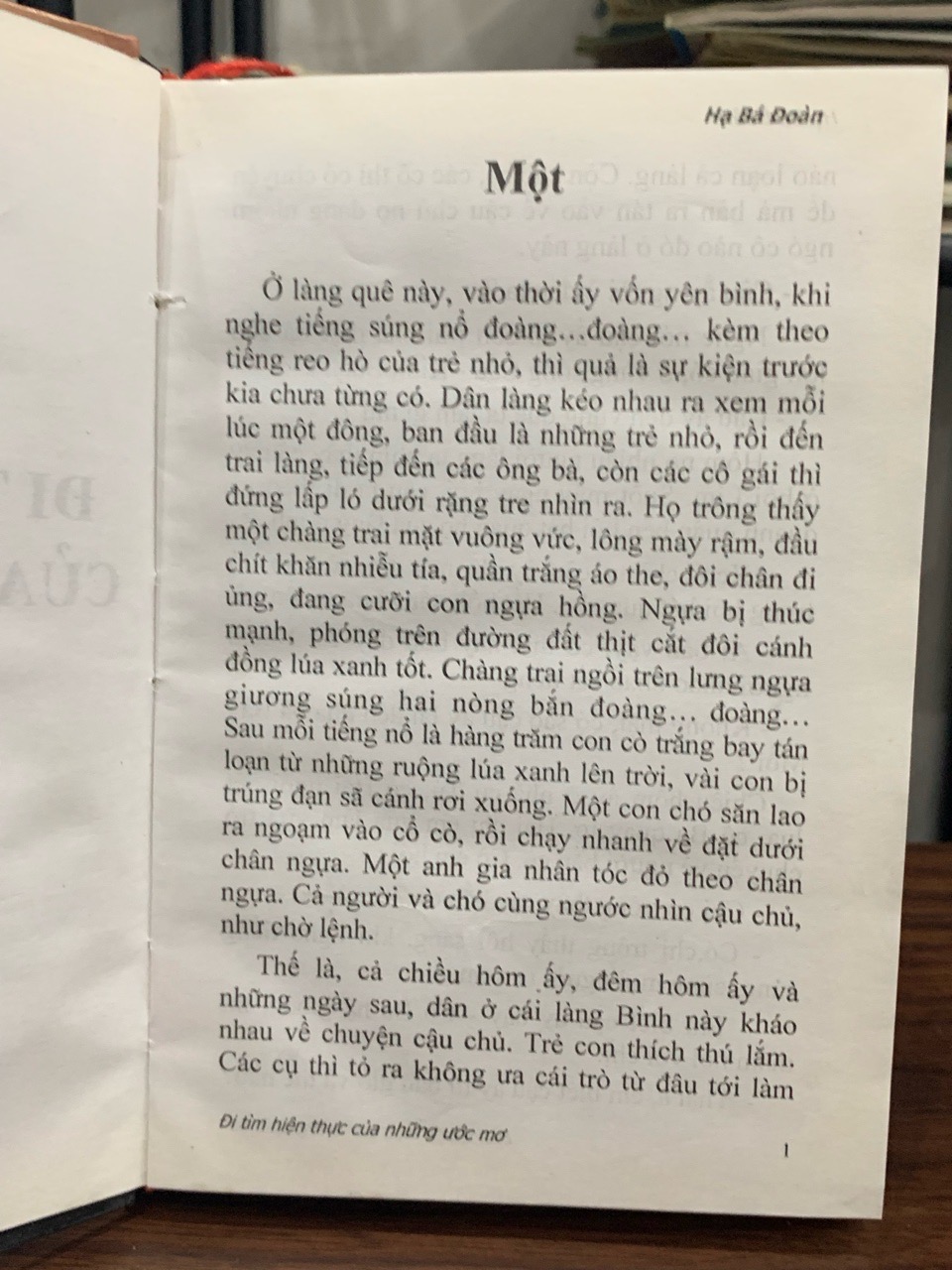 Đi tìm hiện thực của những ước mơ- Hạ Bá Đoàn