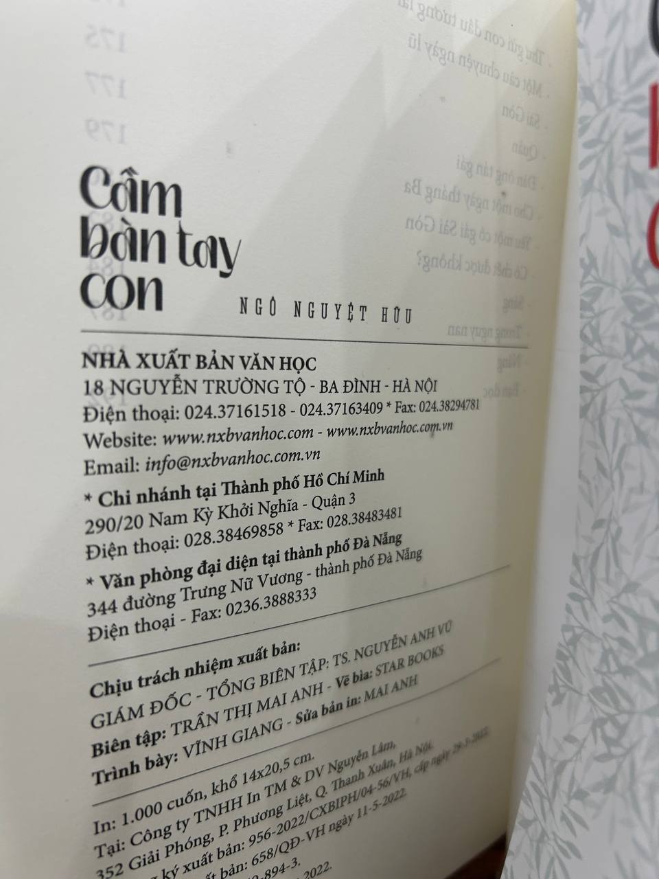 Cầm Bàn Tay Con - Ngô Nguyệt Hữu