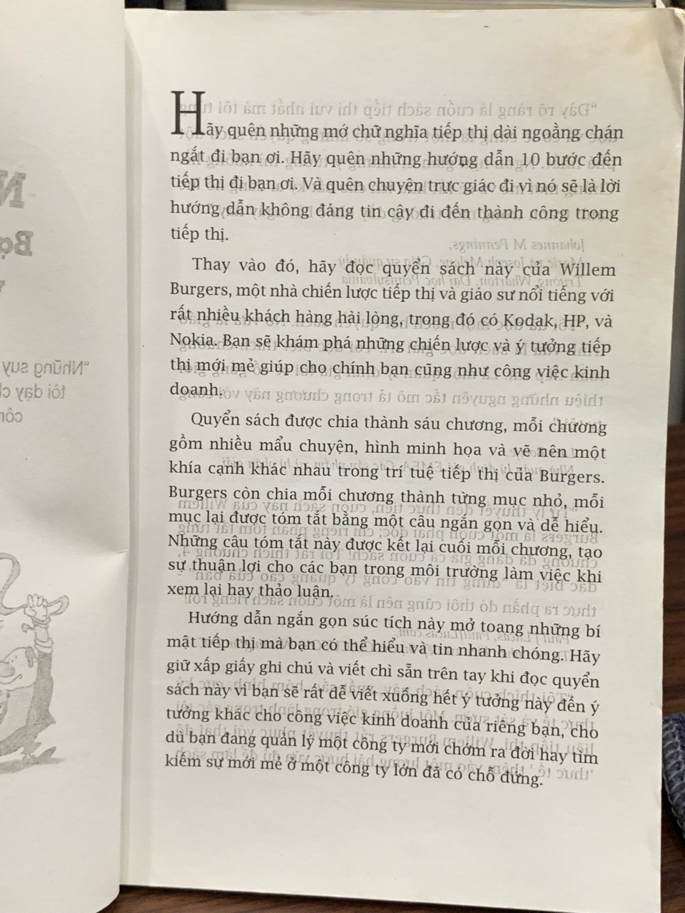 Những điều bạn chưa biết về tiếp thị- Willem Burges
