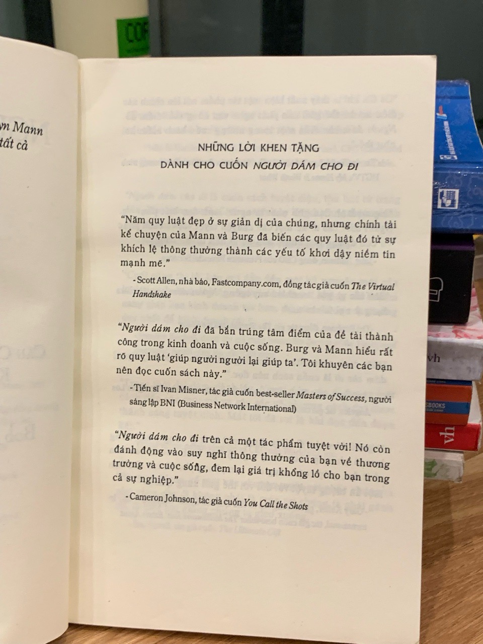 Người dám cho đi (The Go-Giver) – Bob Burg & John David Mann