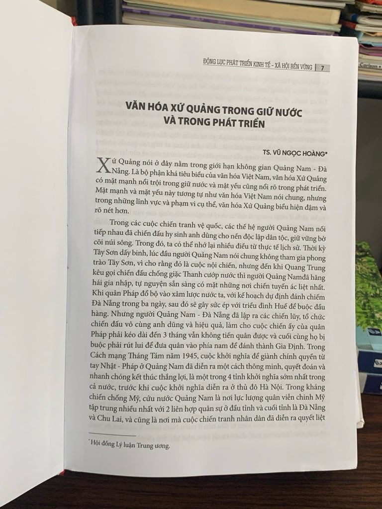 Văn hóa Quảng Nam – Động lực phát triển kinh tế, xã hội bền vững – NXB bền vững - Ảnh thực tế 4