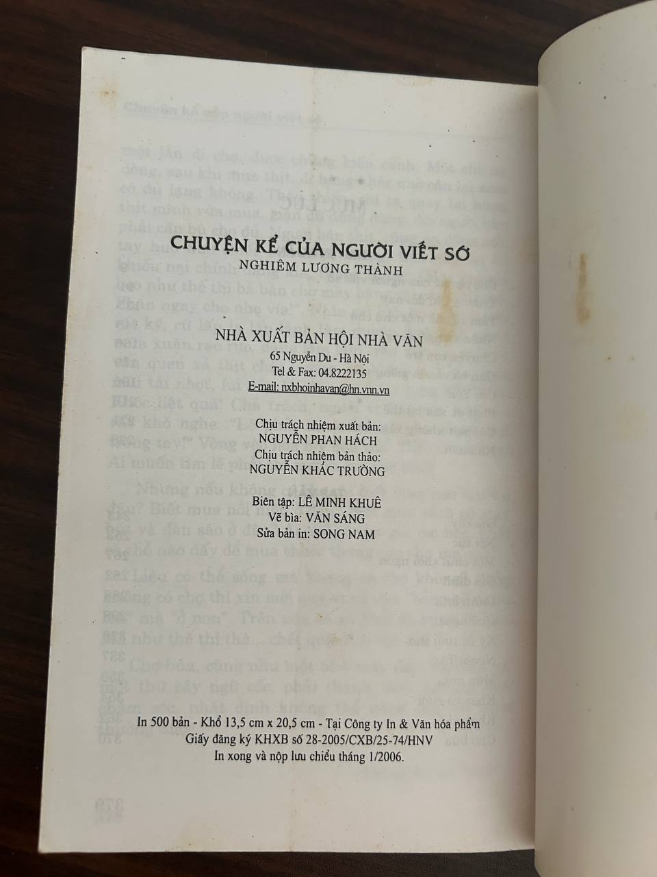 Chuyện Kể Của Người Viết Sớ - Nghiêm Lương Thành - BT